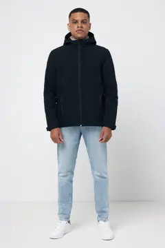 Bild på IQONIQ Makalu soft shell herrjacka i återvunnen polyester
