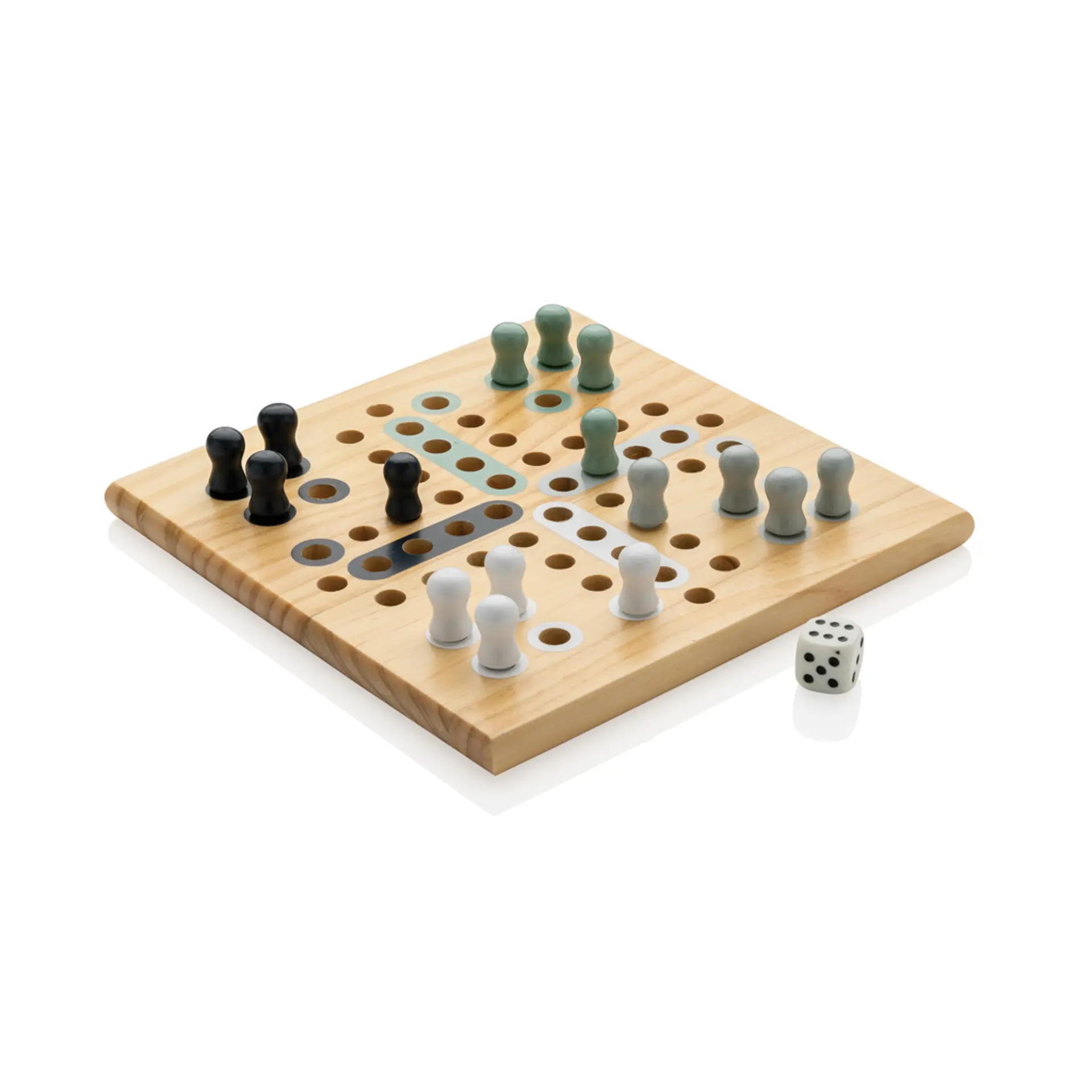 Bild på Claire Ludo-spel i trä