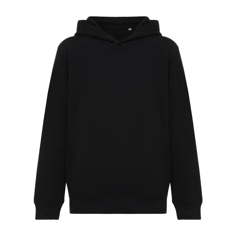 IQONIQ Yengo hoodie i återvunnen bomull med sidofickor för barn