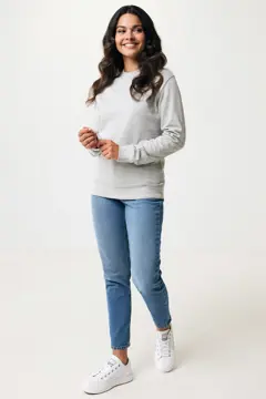 Bild på IQONIQ Denali sweatshirt i återvunnen ofärgad bomull