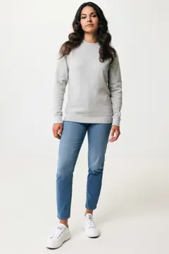 Bild på IQONIQ Denali sweatshirt i återvunnen ofärgad bomull