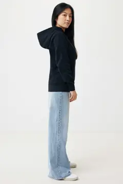 Bild på IQONIQ Yengo hoodie  i återvunnen bomull med sidofickor