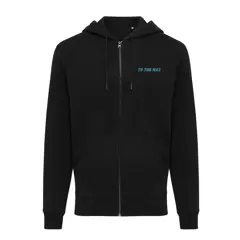 Bild på IQONIQ Abisko hoodie med dragkedja i återvunnen bomull