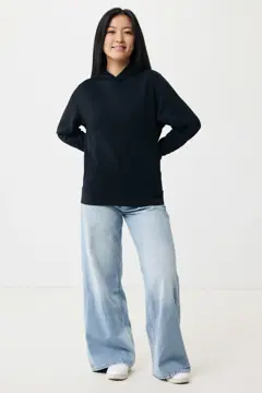Bild på IQONIQ Yengo hoodie  i återvunnen bomull med sidofickor