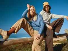Bild på IQONIQ Torres hoodie i återvunnen ofärgad bomull