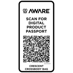 Bild på Crescent 500 g/m² axelremsväska av Aware™-återvunnet material 