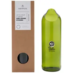 Bild på Vattenkaraff, 750ml, tillverkad av återanvända vinflaskor - Originalhom 