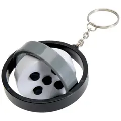Bild på Spinx nyckelring med gyroskopisk fidget av återvunnen plast
