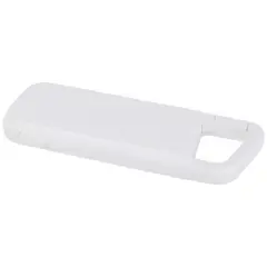Bild på Alkes 5 000 mAh 12 W vattenbeständig powerbank av återvunnen plast med karbinhake