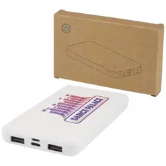 Bild på Intan 10 000 mAh 10 W powerbank av återvunnen plast