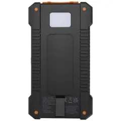 Bild på Altair 5 000 mAh 10 W robust solcellsbank av återvunnen plast med inbyggd ficklampa