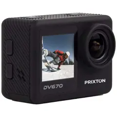 Bild på Prixton DV670 4K actionkamera med dubbel skärm