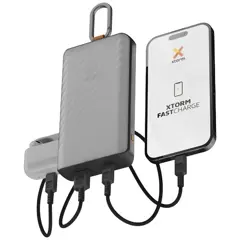 Bild på Xtorm XG2S101 Go2 10 000 mAh 15 W solcellsdriven powerbank med belysning 