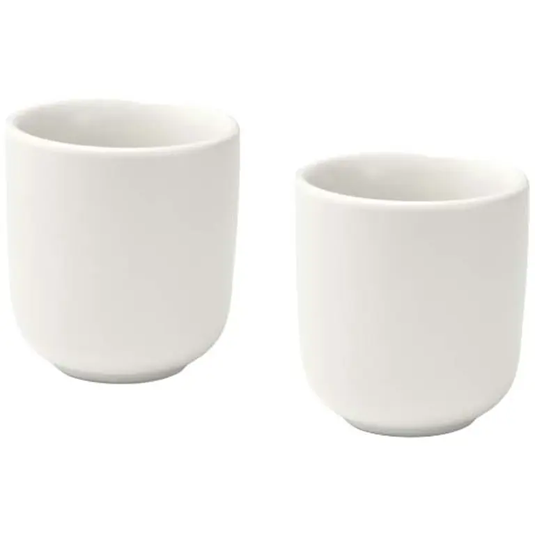 Male 90 ml espressokoppar av keramik – set om två