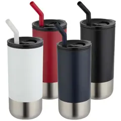 Bild på Grayson 480 ml RCS-återvunnen isolerad termos med sugrör
