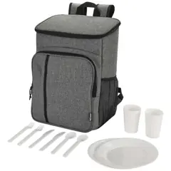 Bild på Tundra picknick kylryggsäck av återvunnen GRS med serveringsset, 20 l