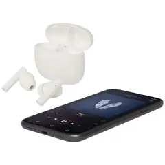 Bild på Alterf True Wireless Bluetooth®-öronsnäckor av återvunnen plast med öronproppar av silikon