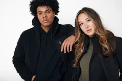 Bild på IQONIQ Yoho relaxed fit hoodie i återvunnen bomull