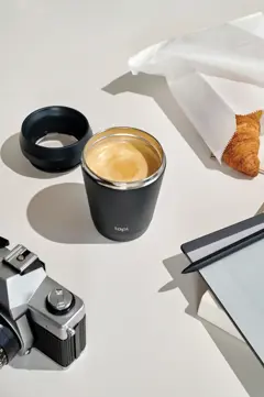 Bild på Topl To Go-glas i återvunnet stål Patenterat 360-lock 235 ml