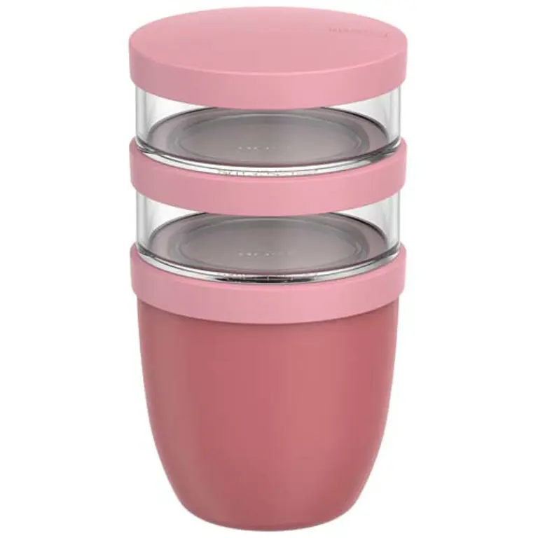Mepal Ellipse tredelad 500 ml + 2 x 200 ml isolerad matlåda