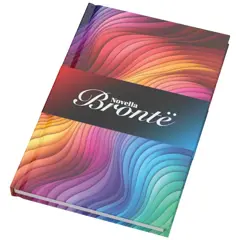 Bild på Novella Brontë glansig A5 anteckningsbok med hårt omslag , 100 ark