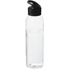 Bild på Flaska med transparent kropp, 650ml - Sky