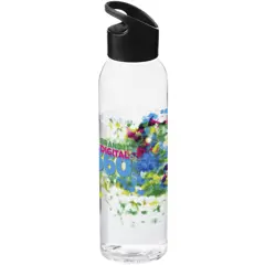 Bild på Flaska med transparent kropp, 650ml - Sky