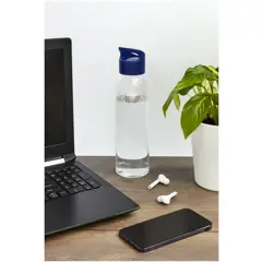Bild på Flaska med transparent kropp, 650ml - Sky