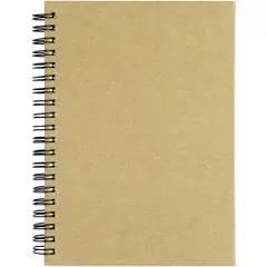 Bild på Mendel anteckningsbok av återvunna material