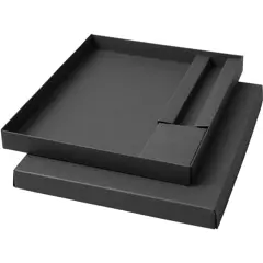 Bild på Moleskine presentset med anteckningsbok och penna