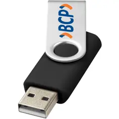 Bild på USB 2 GB, roterande 360 grader, aluminium - Rotate-basic