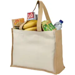 Bild på Varai 320 g/m² shoppingväska av kanvas och jute 23L