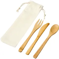 Bild på Bestickset, bambu, 3 delar - Celuk 