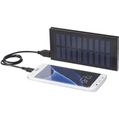 Bild på 8000 mAh soldriven powerbank, med ficklampa - Stellar 