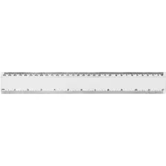 Bild på Plastlinjal, 30cm, GPPS-plast - Renzo 
