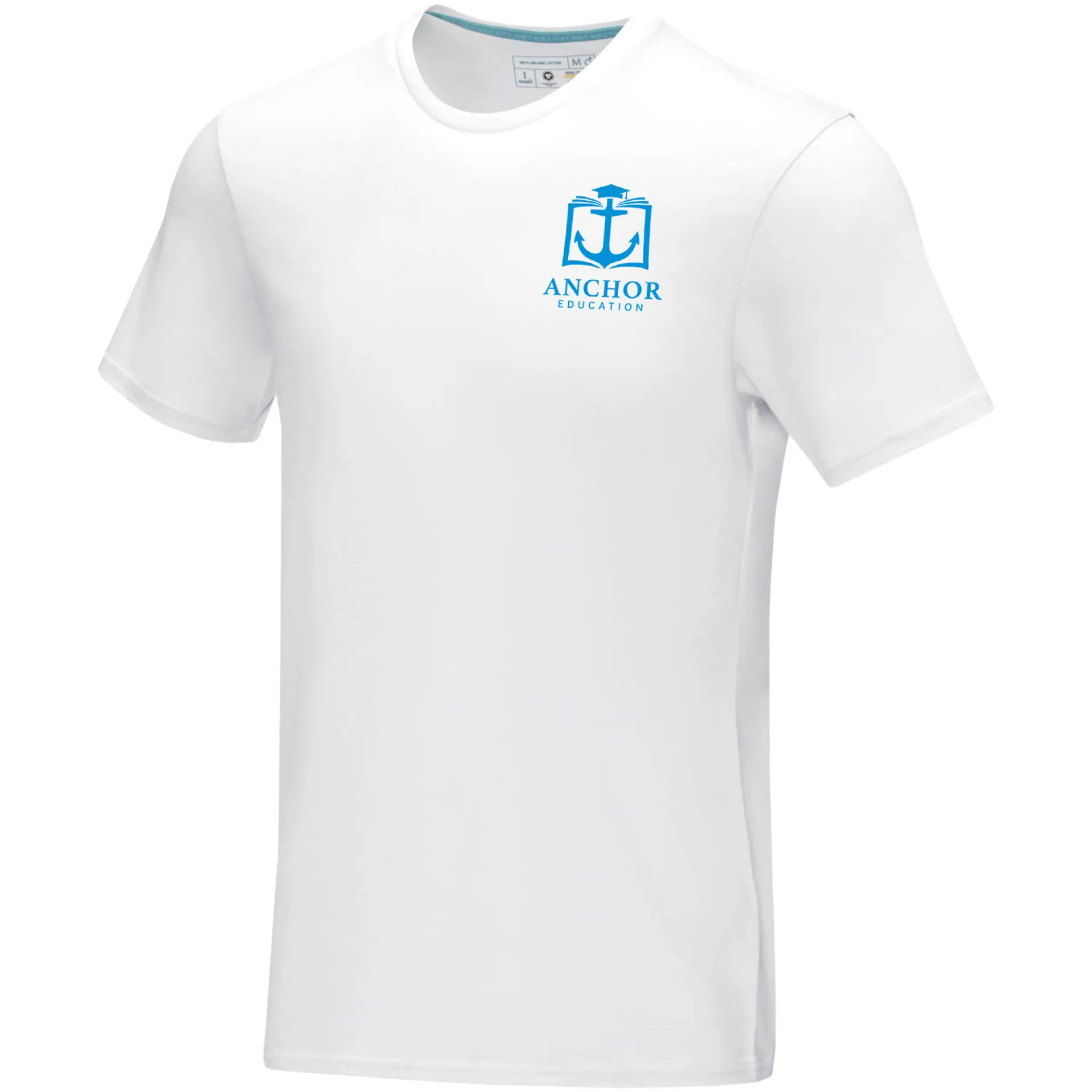 Bild på T-shirt herr, ekologisk, 160g/m2 - Azurite
