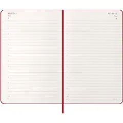 Bild på Moleskine inbunden 12-månaders daglig planeringskalender