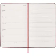 Bild på Moleskine inbunden 12-månaders veckoplanerare L
