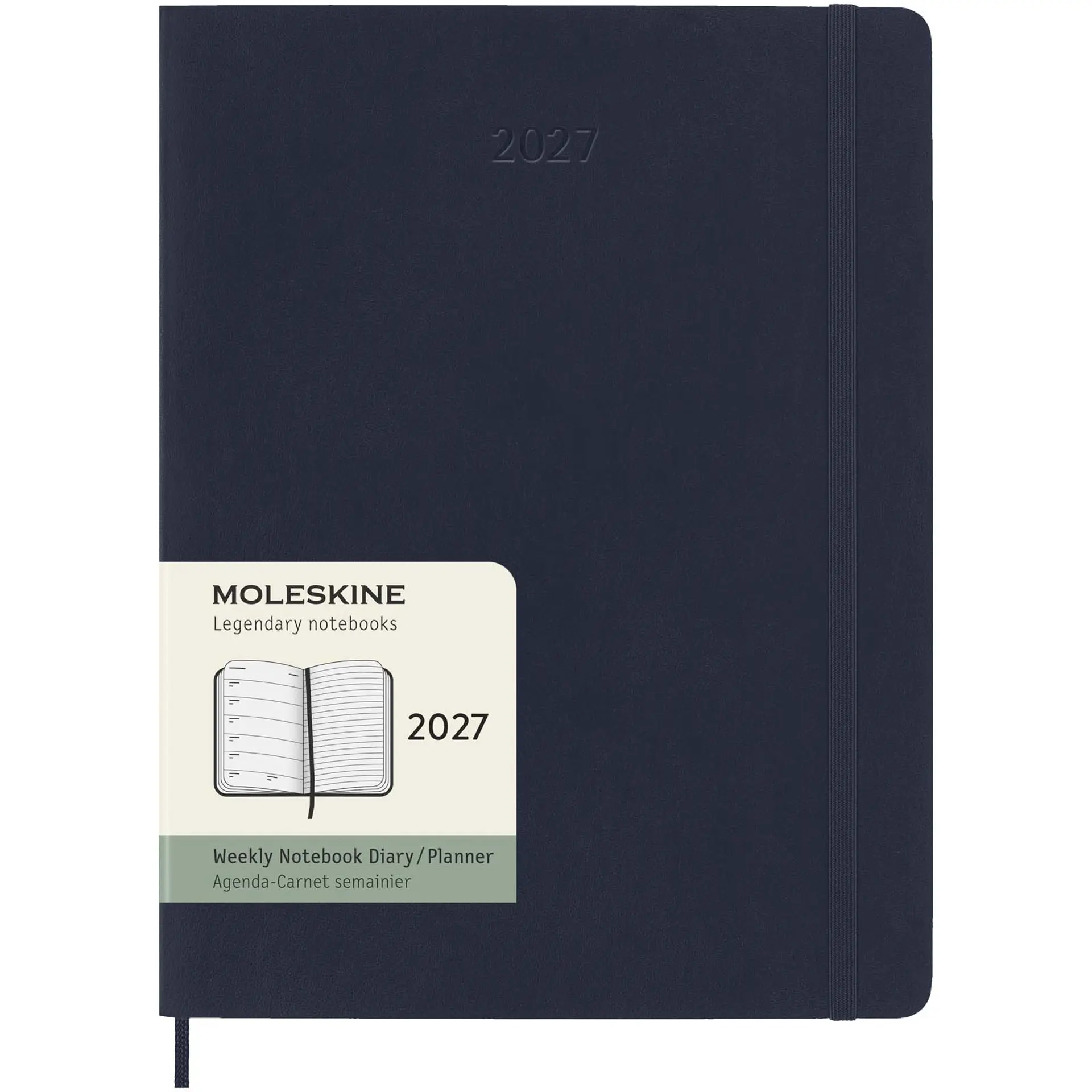 Bild på Moleskine 12-månaders anteckningsbok XL med mjukt omslag