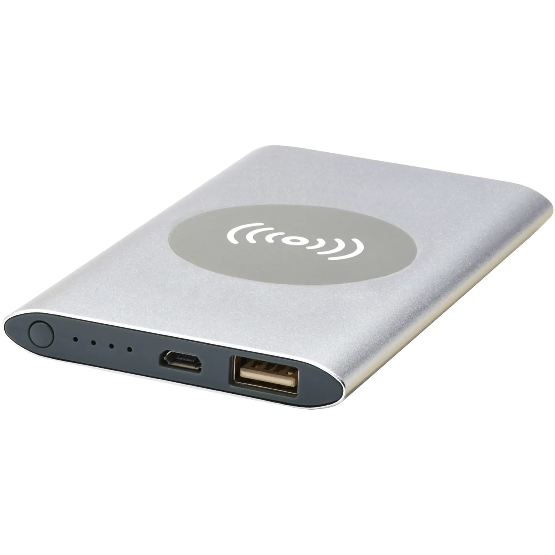Bild på 4 000 mAh trådlös powerbank, aluminium - Juice 