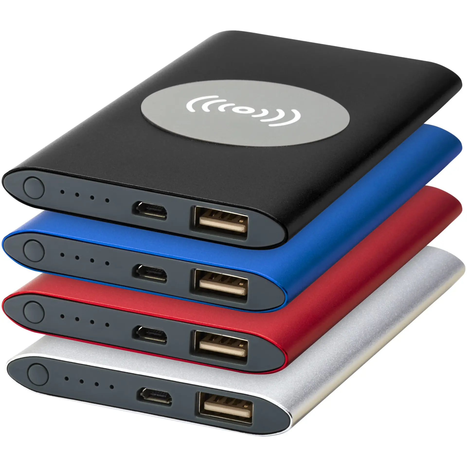 Bild på 4 000 mAh trådlös powerbank, aluminium - Juice 