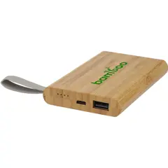 Bild på 5000 mAh powerbank bambu, återvunnen PET - Tulda 