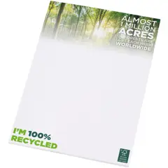 Bild på A4-anteckningsblock med återvunnet papper, 80g/m2, tre storlekar - Desk-Mate® 