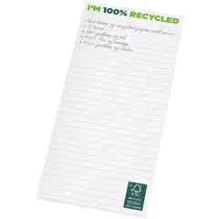 Bild på Desk-Mate® 1/3 A4-anteckningsblock med återvunnet papper