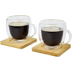 Bild på Set med termoglas, 2 glas, dubbelvägg (250ml) - Manti 