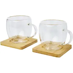 Bild på Set med termoglas, 2 glas, dubbelvägg (250ml) - Manti 