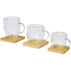 Bild på Set med termoglas, 2 glas, dubbelvägg (250ml) - Manti 