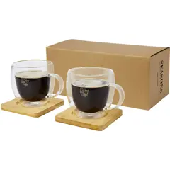 Bild på Set med termoglas, 2 glas, dubbelvägg (250ml) - Manti 