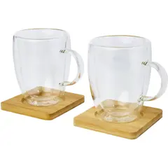 Bild på Set med termoglas, 2 glas, dubbelvägg (350ml) - Manti 