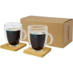 Bild på Set med termoglas, 2 glas, dubbelvägg (350ml) - Manti 